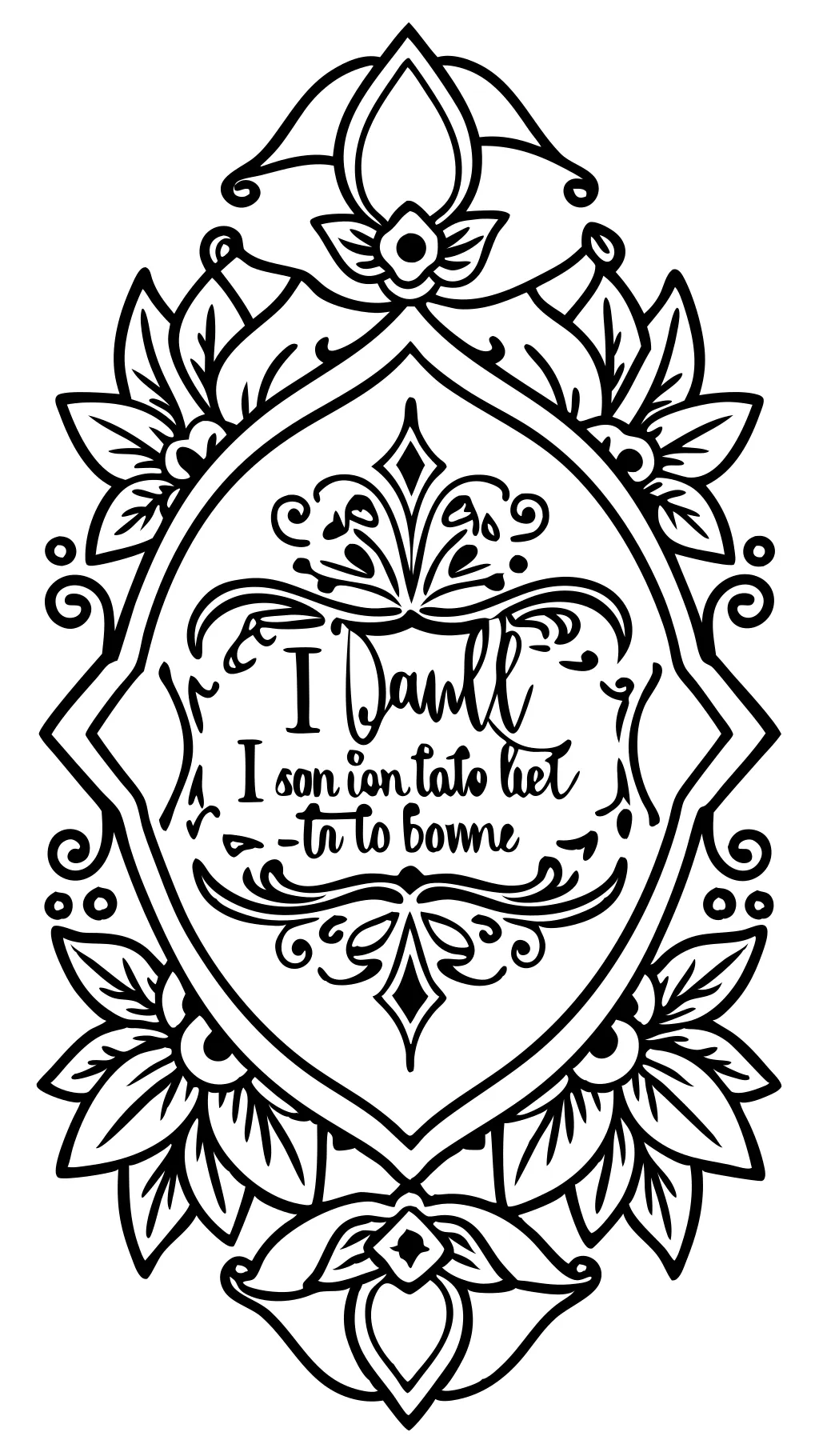 coloring pages for adults with quotes